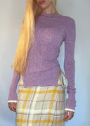 Celine Purple Cotton Knit (XS/S)
