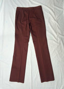 2000s Miu Miu Brown Cotton Trouser (S)