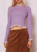 Philosophy di Alberta Ferretti Purple Knit (XS/S)