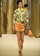 Prada Resort 2010 Silk Skirt (XS/S)