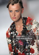 Kenzo SS 2005 Fruit Print Circle Skirt S/M)