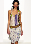 Marni SS 2003 Striped Satin Top (S/M)