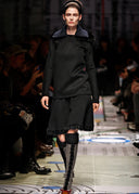 PRADA FW 2010 LACE HEM SKIRT (XS/S)