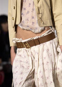 Marni SS 2003 Floral Cotton Halter Dress (S)