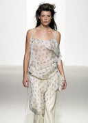 Marni SS 2003 Floral Cotton Halter Dress (S)
