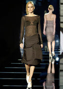 Gucci SS 2001 Satin Bubble Skirt (L)