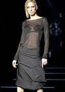 Gucci SS 2001 Satin Bubble Skirt (L)