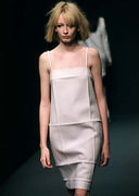 Prada FW 1998 Folded Silk Skirt (S)